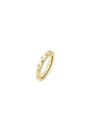 Bague Brio ring or jaune 750 millièmes diamants Chimento