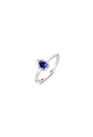 Solitaire Salina saphir One More joaillerie or blanc 750 millièmes
