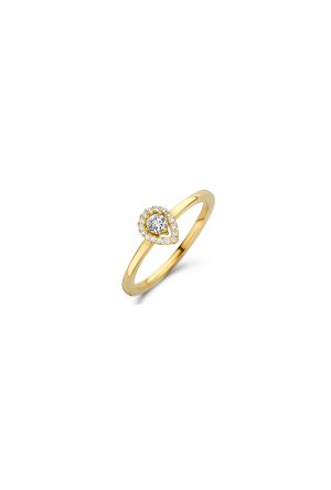 Solitaire Salina One More joaillerie en or jaune 750 millièmes
