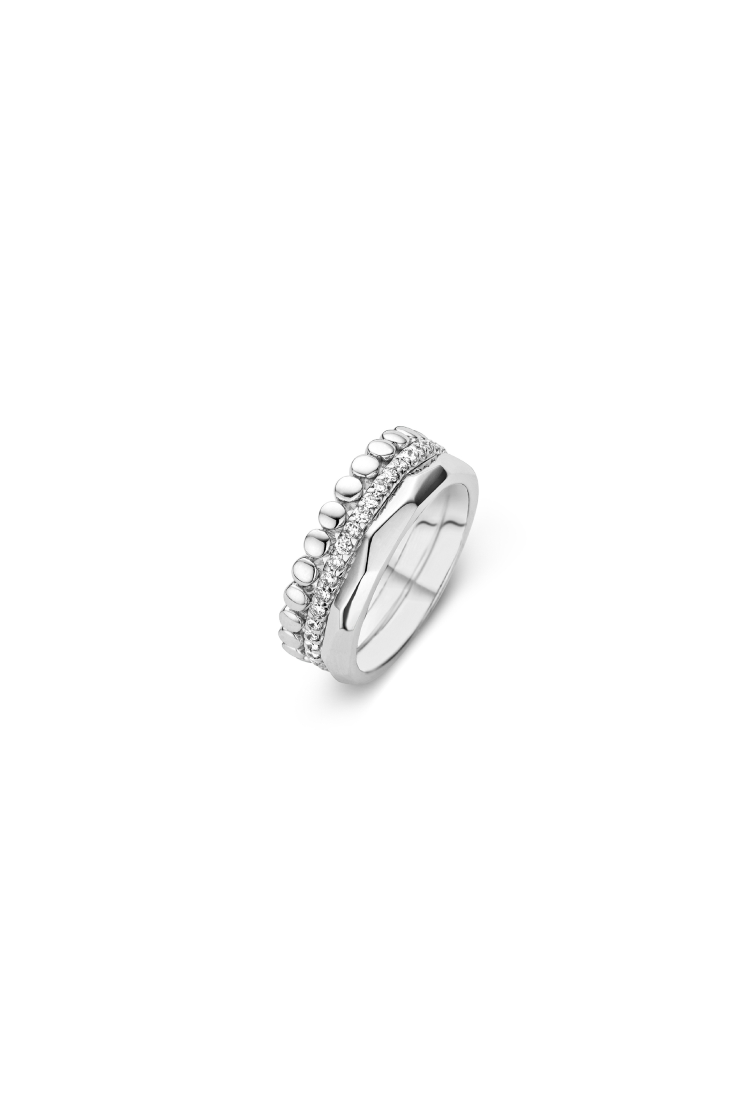 Bague Ischia One More joaillerie or blanc 750 millièmes