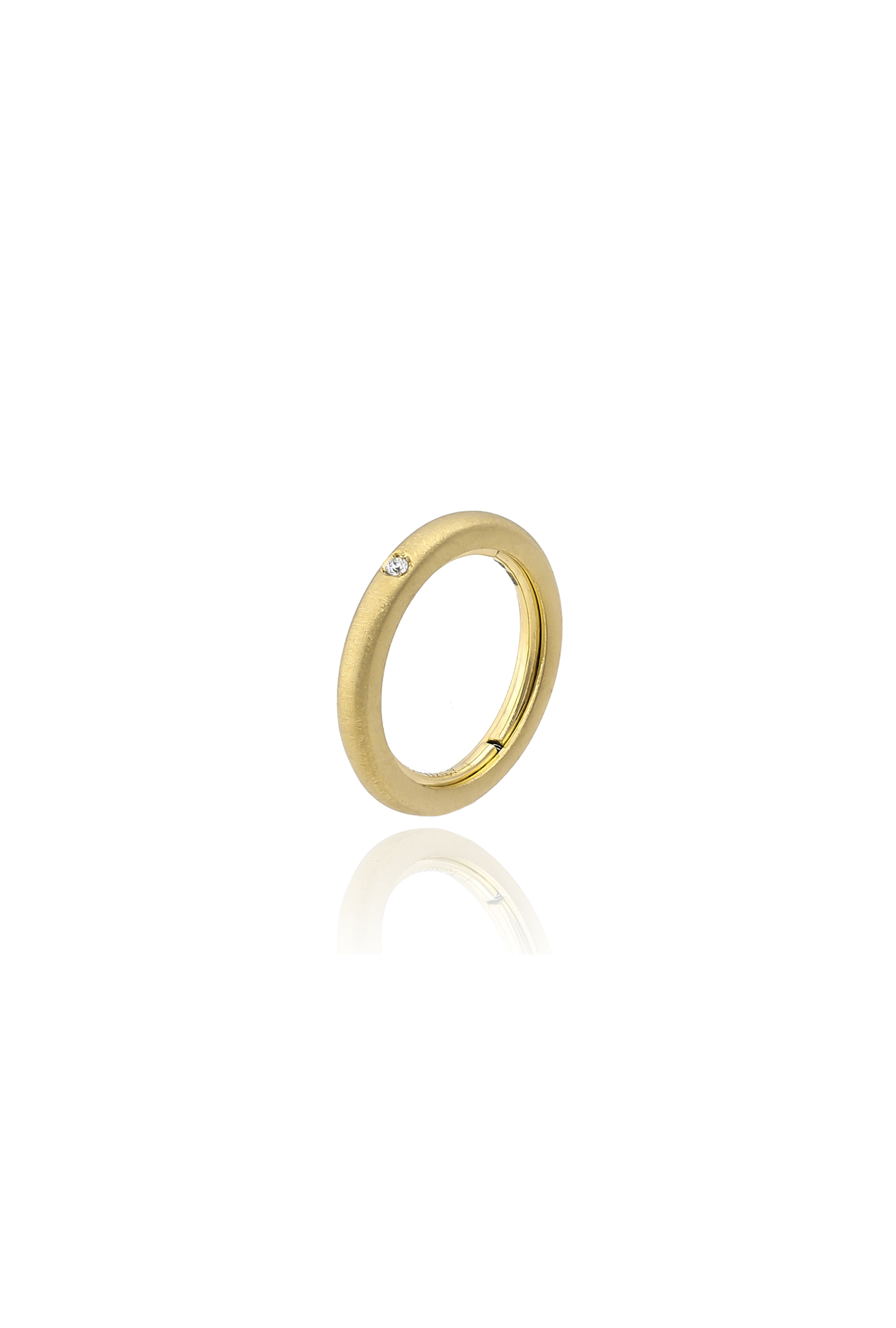 Bague Stack me forever or jaune 750 millièmes diamants Chimento