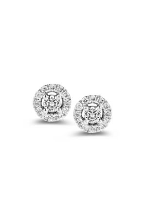 Boucles d'oreilles Salina diamants One More joaillerie or blanc 750 millièmes
