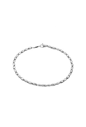 Bracelet Bamboo or blanc 750 millièmes Chimento