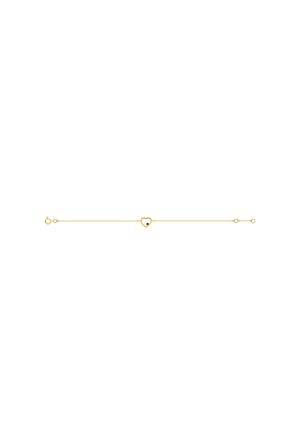 Bracelet coeur rubis or jaune 750 millièmes