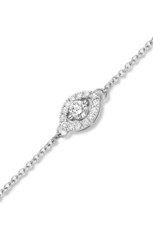 Bracelet Salina marquise diamants One More joaillerie or blanc 750 millièmes