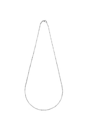 Collier bamboo or blanc 750 millièmes Chimento