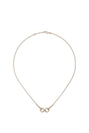Collier Gucci Joaillerie Horsebit or rose