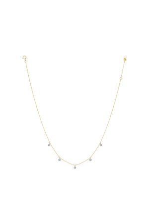Collier La Brune & La Blonde 360° 5 diamants or jaune 750 millièmes