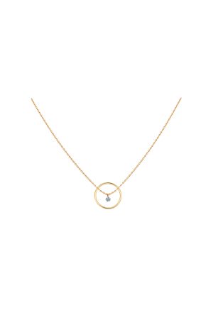 Collier La Brune & La Blonde excentrique or jaune 750 millièmes diamant