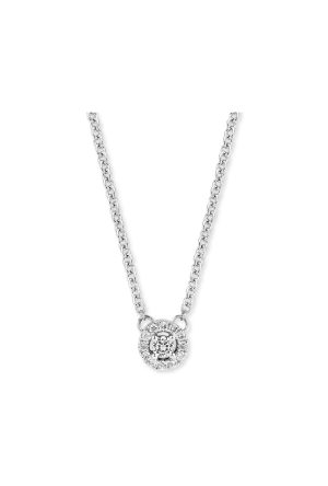 Collier Salina diamants One More joaillerie or blanc 750 millièmes