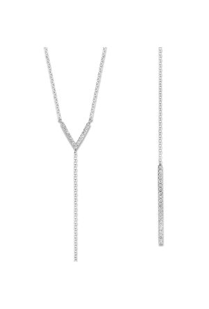Collier Ischia basics diamants One More joaillerie or blanc 750 millièmes