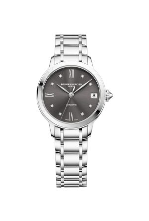 Montre Baume Et Mercier Classima Automatique Acier Inoxydable Diamants