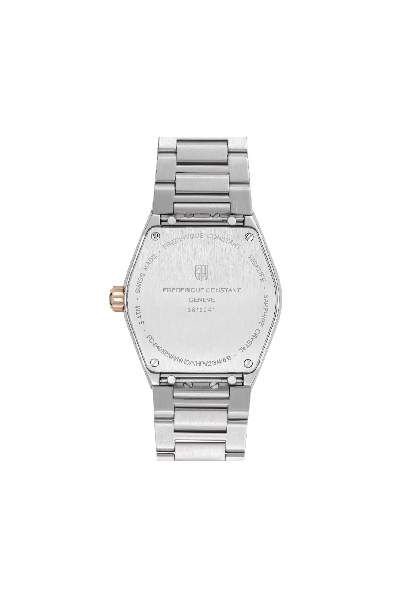 Montre Frédérique Constant Highlife Quartz Acier Inoxydable Bicolore Diamants – Image 3