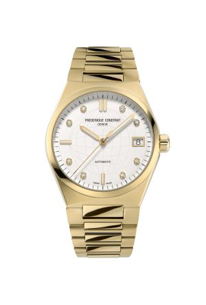 Montre Frédérique Constant Highlife Automatique Acier Inoxydable Plaqué-Or Jaune