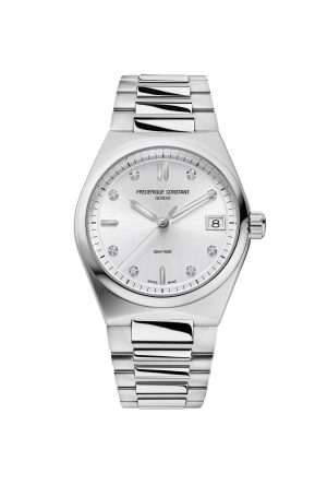 Montre Frédérique Constant Highlife Quartz Acier Inoxydable Diamants
