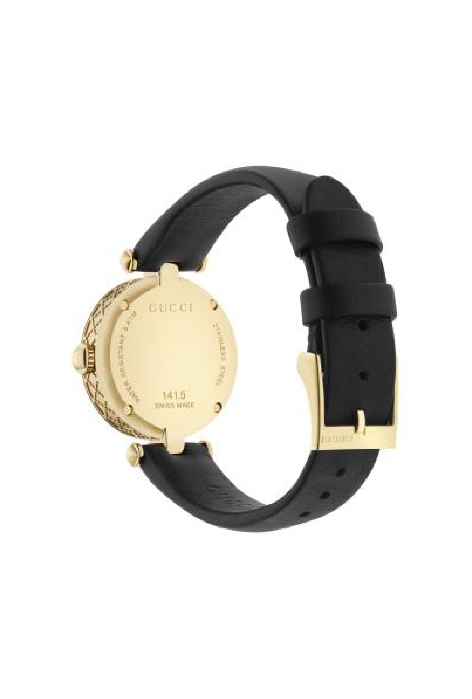 Montre Gucci Diamantissima Quartz Cuir Noir Diamants – Image 3