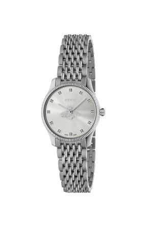 Montre Gucci G-Timeless Quartz Acier Inoxydable Trotteuse Abeille