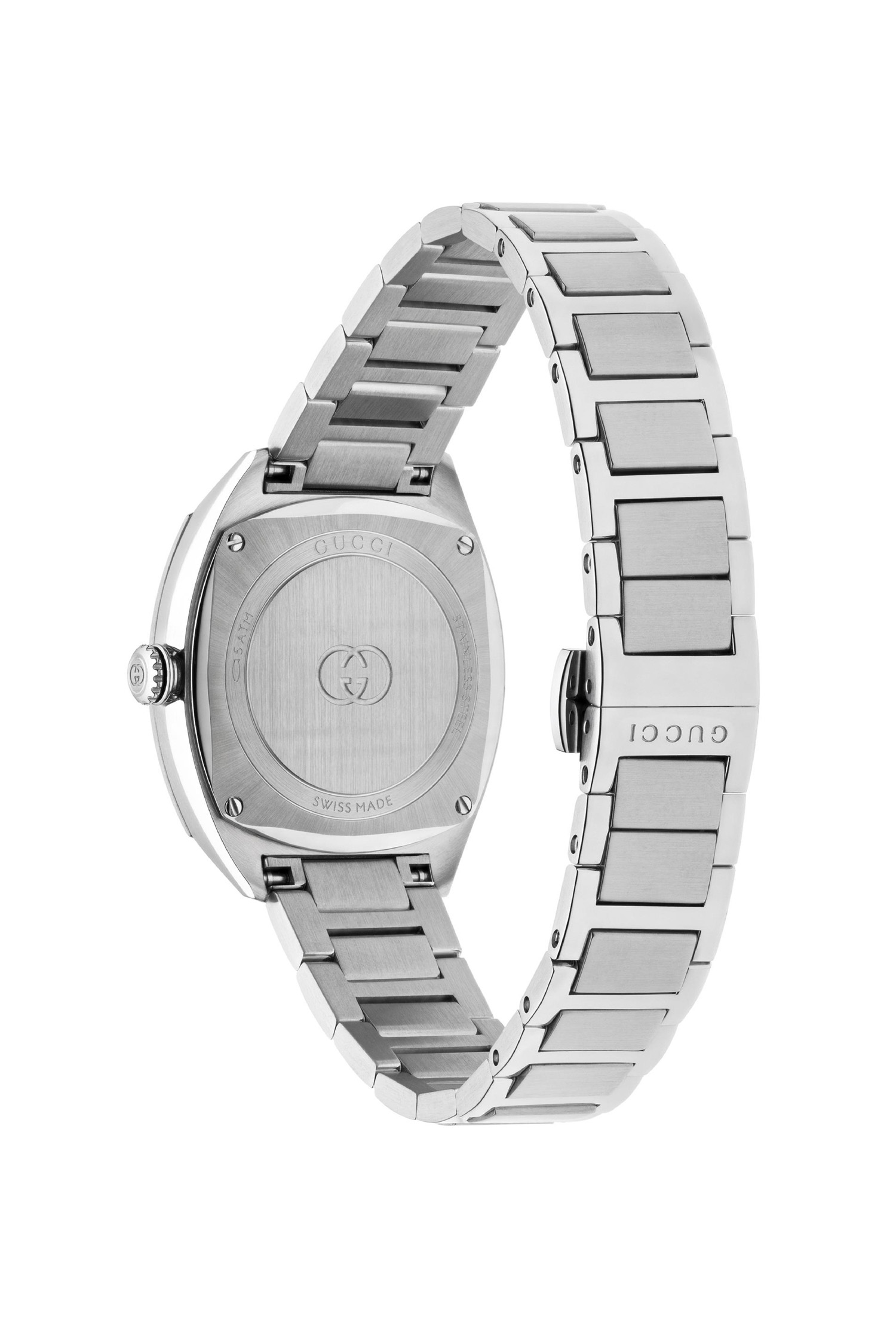 Montre Gucci Interlocking Quartz Diamants Acier Inoxydable – Image 3