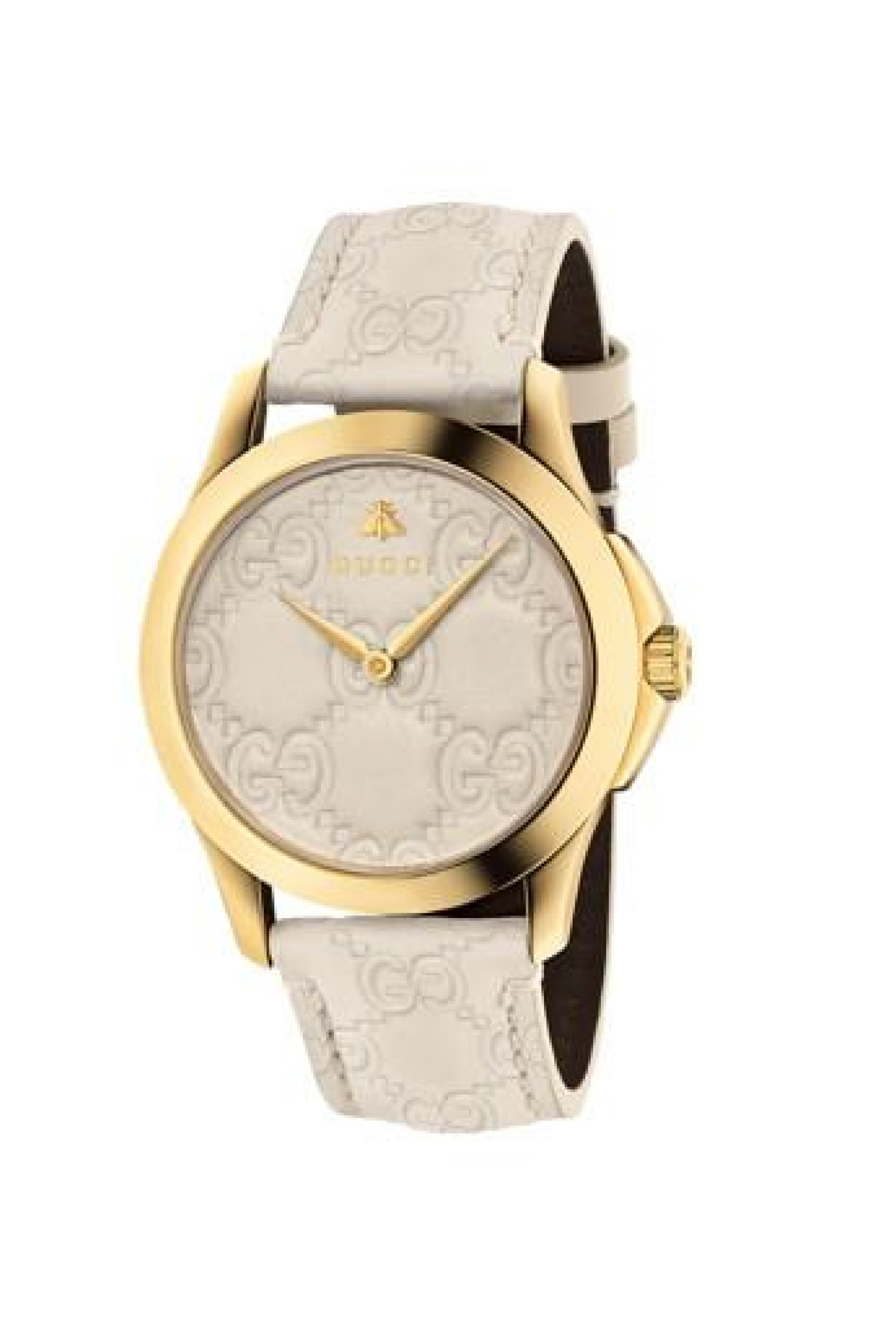 Montre Gucci G-Timeless quartz cuir beige