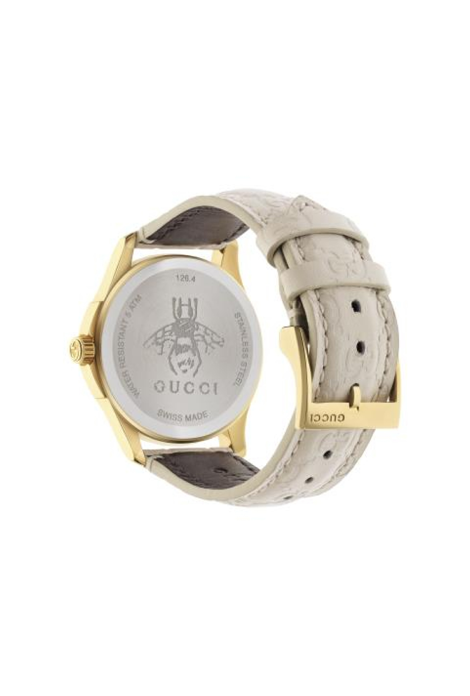 Montre Gucci G-Timeless quartz cuir beige – Image 3