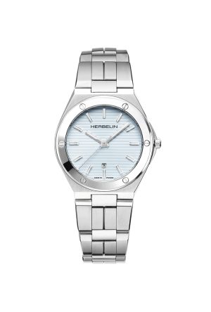 Montre Michel Herbelin Cap Camarat Acier Inoxydable Quartz Bleu Clair