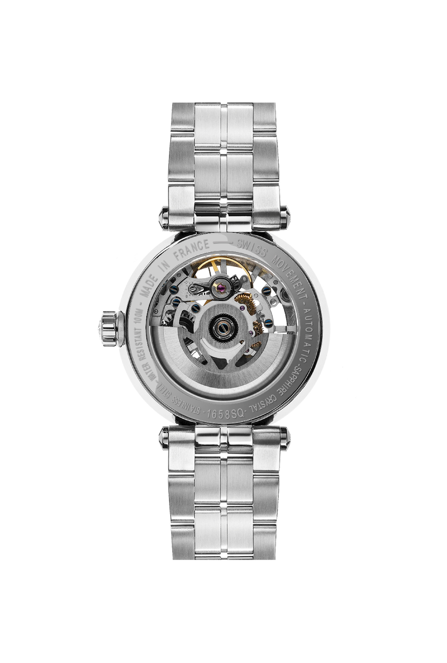 Montre Michel Herbelin Newport Automatique Squelette Acier Inoxydable – Image 2
