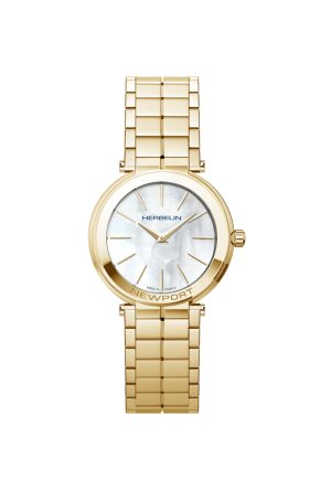 Montre Michel Herbelin Newport Slim Quartz Acier inoxydable PVD Or Jaune