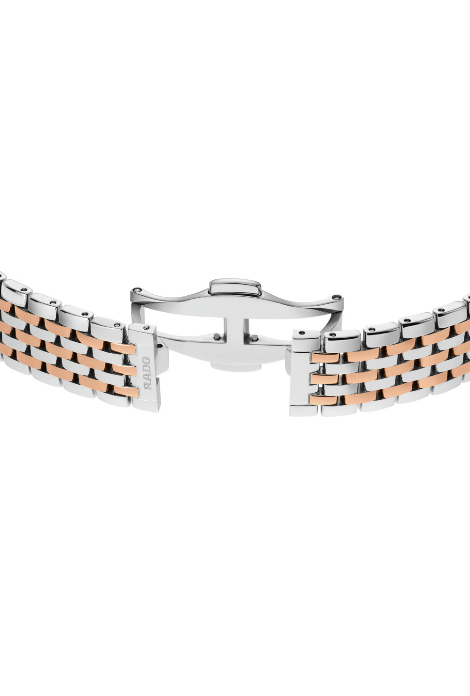 Montre Rado Florence Acier Inoxydable Bicolore PVD Or Rose Quartz – Image 3