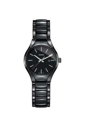 Montre Rado True Small Quartz Céramique noir
