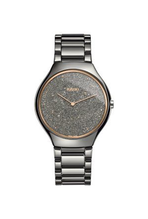 Montre Rado True Thinline Quartz Céramique Grise