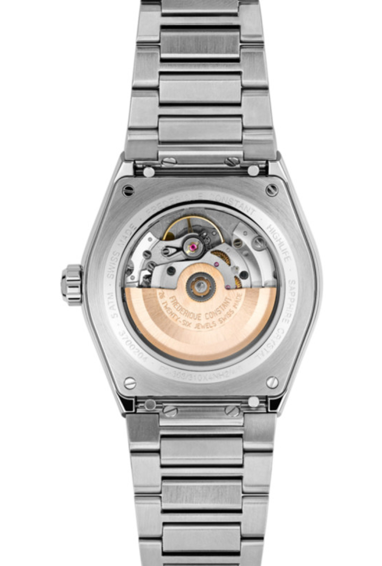 Montre Frédérique Constant Highlife Coeur Ouvert Automatique Acier Inoxydable – Image 3