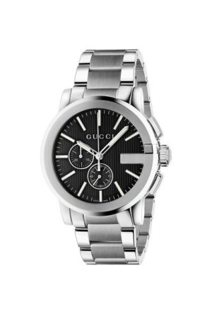 Montre Gucci G-Chrono XL Black Acier Inoxydable