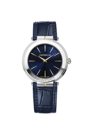 Montre Michel Herbelin Newport Quartz Cuir Façon Croco
