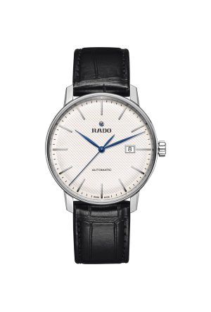 Montre Rado Coupole L Automatique Acier Inoxydable Cuir Noir