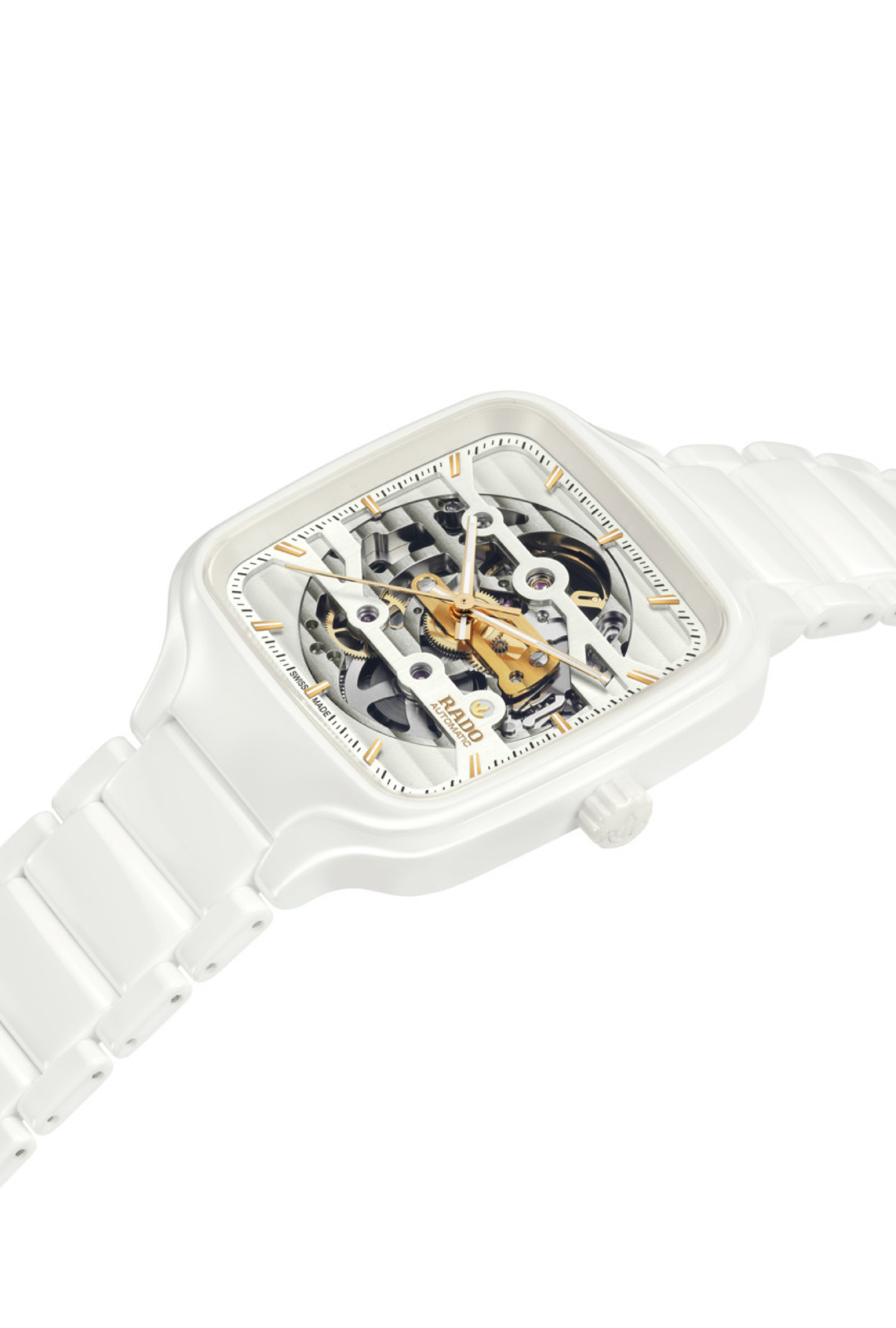 Montre Rado True Square Squelette Automatique Céramique – Image 4