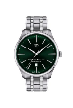 Montre Tissot Chemin Des Tourelles Homme Powermatic 80  Acier Inoxydable