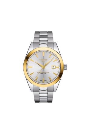 Montre Tissot Gentleman Homme Powermatic 80 Or et Acier Inoxydable