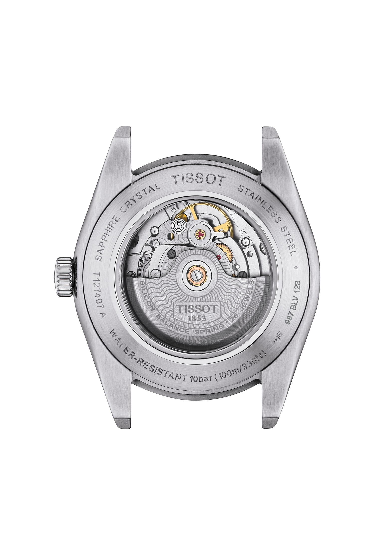 Montre Tissot Gentleman Homme Powermatic 80 Acier Inoxydable – Image 3