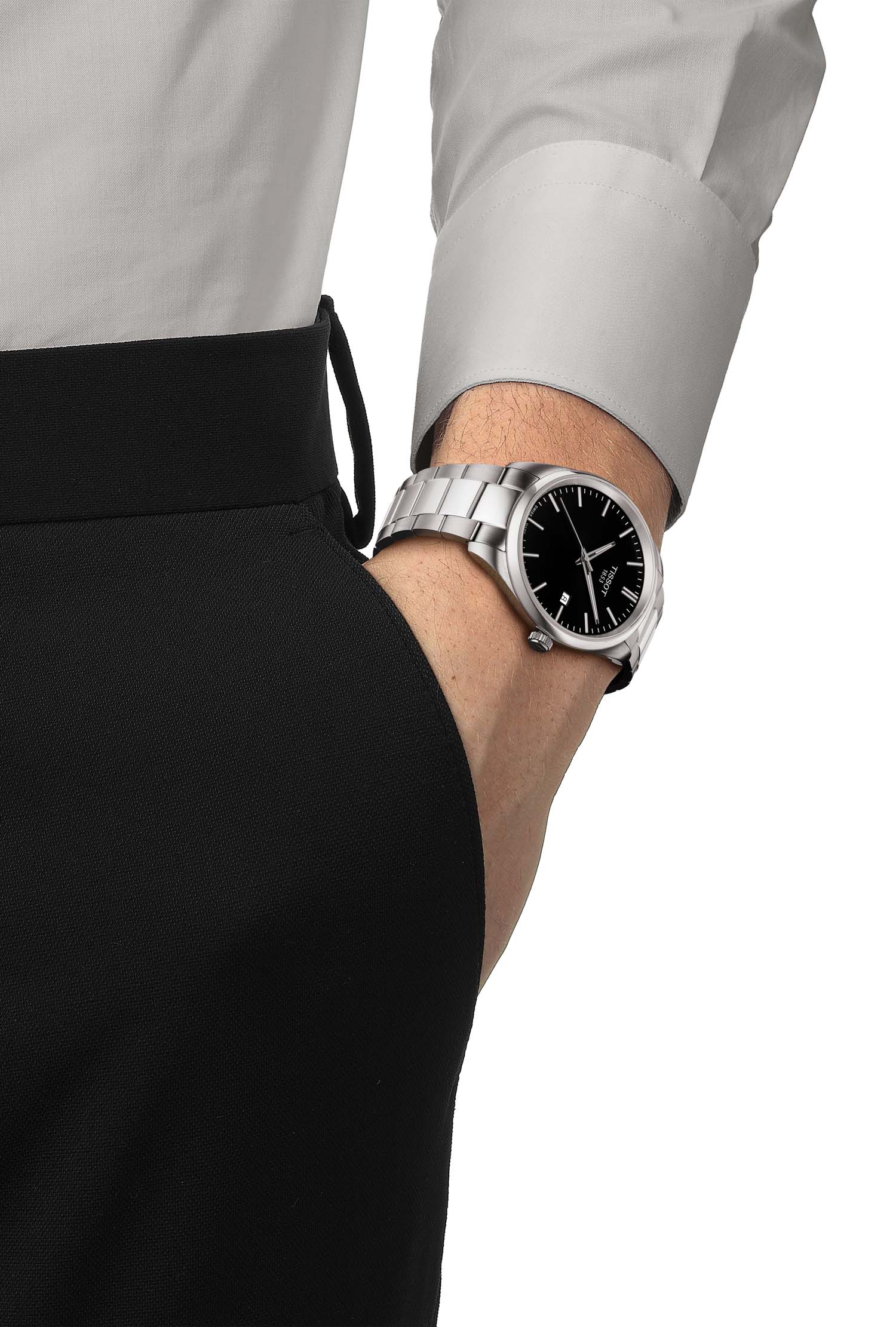 Montre Tissot PR100 Homme Quartz Acier Inoxydable – Image 4