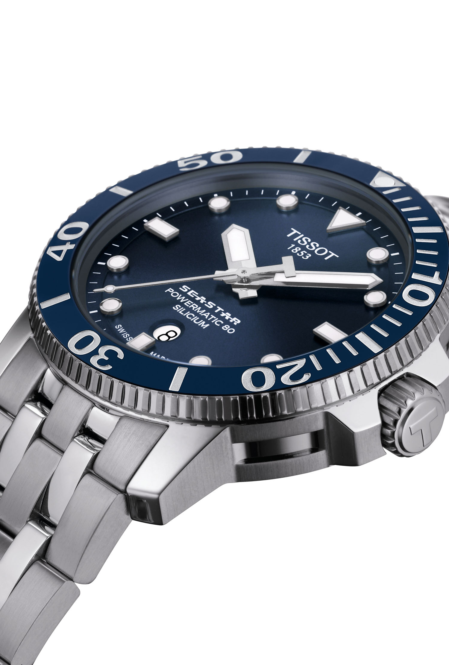 Montre Tissot Seastar1000 Homme Powermatic 80 Acier Inoxydable – Image 2