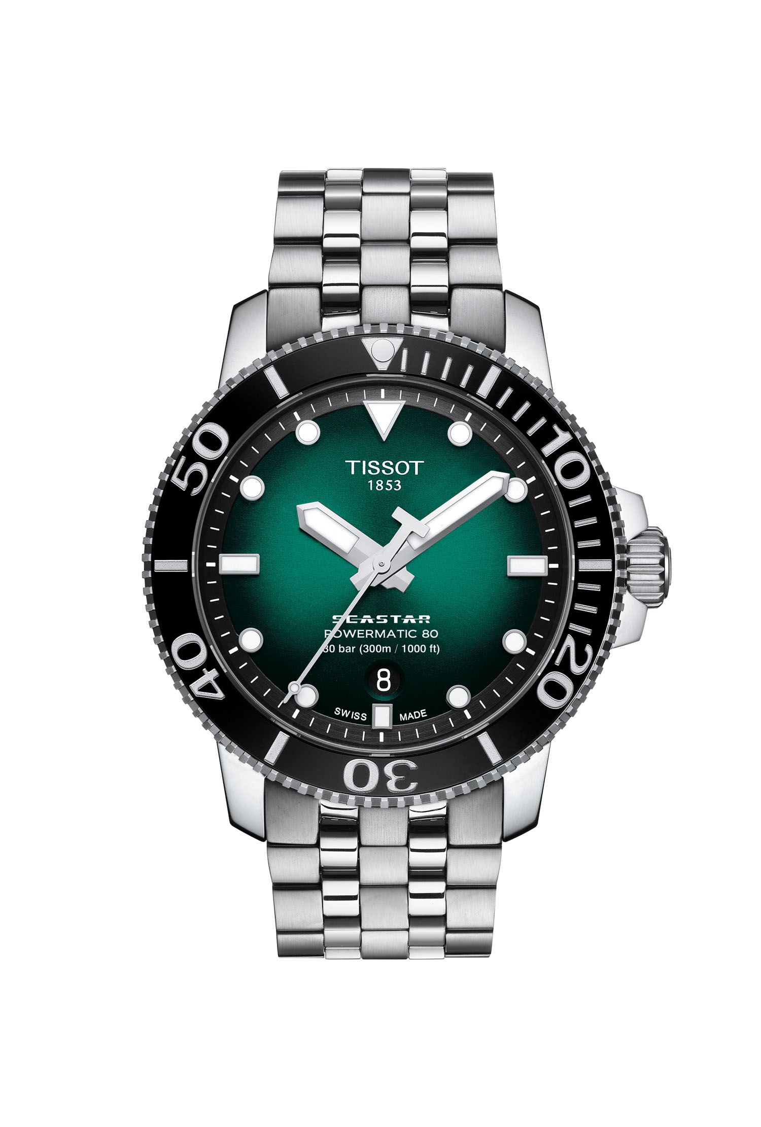 Montre Tissot Seastar1000 Homme Powermatic 80 Acier Inoxydable