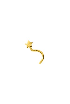 Piercing de nez Etoile or jaune 750 millièmes