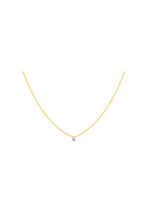Collier Solitaire 360° La Brune & La Blonde Or Jaune Diamant