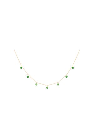 Collier La Brune & La Blonde Confetti Tsavorites