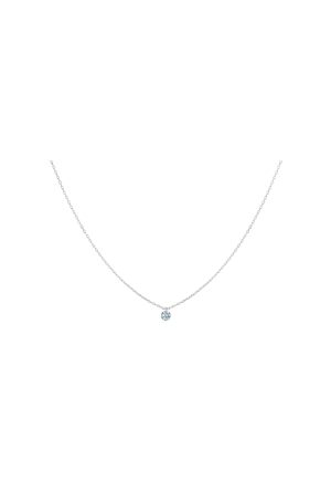 Collier La Brune & La blonde 360° Solitaire Diamant Or Blanc