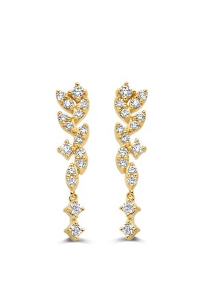 Boucles d'oreilles diamants One More joaillerie or jaune 750 millièmes