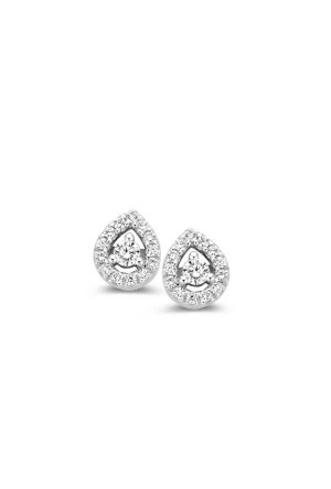 Boucles d'oreilles Salina diamants One More joaillerie or blanc 750 millièmes
