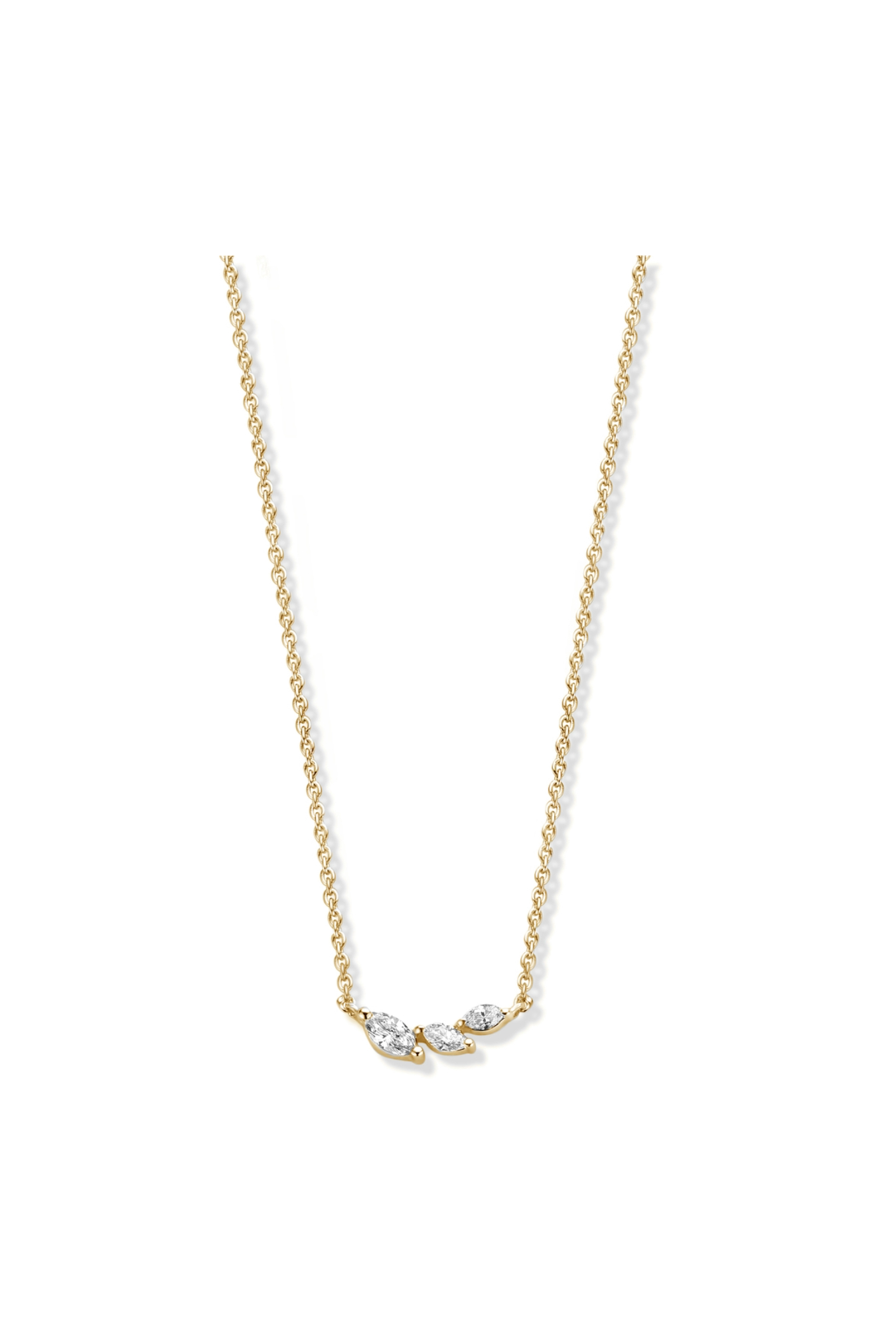 Collier diamants One More joaillerie or jaune 750 millièmes