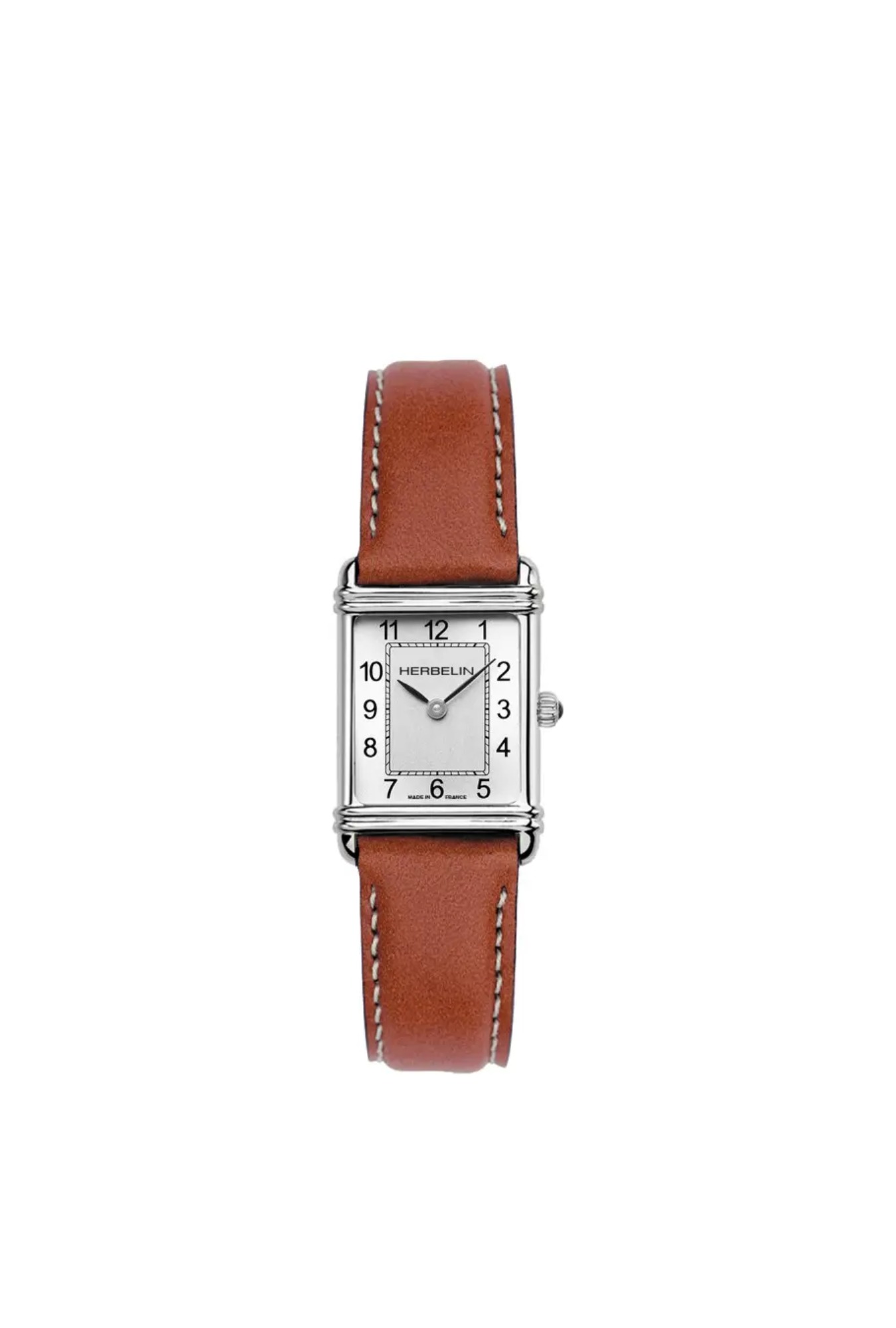 Montre Herbelin Art Deco Quartz Cuir Marron