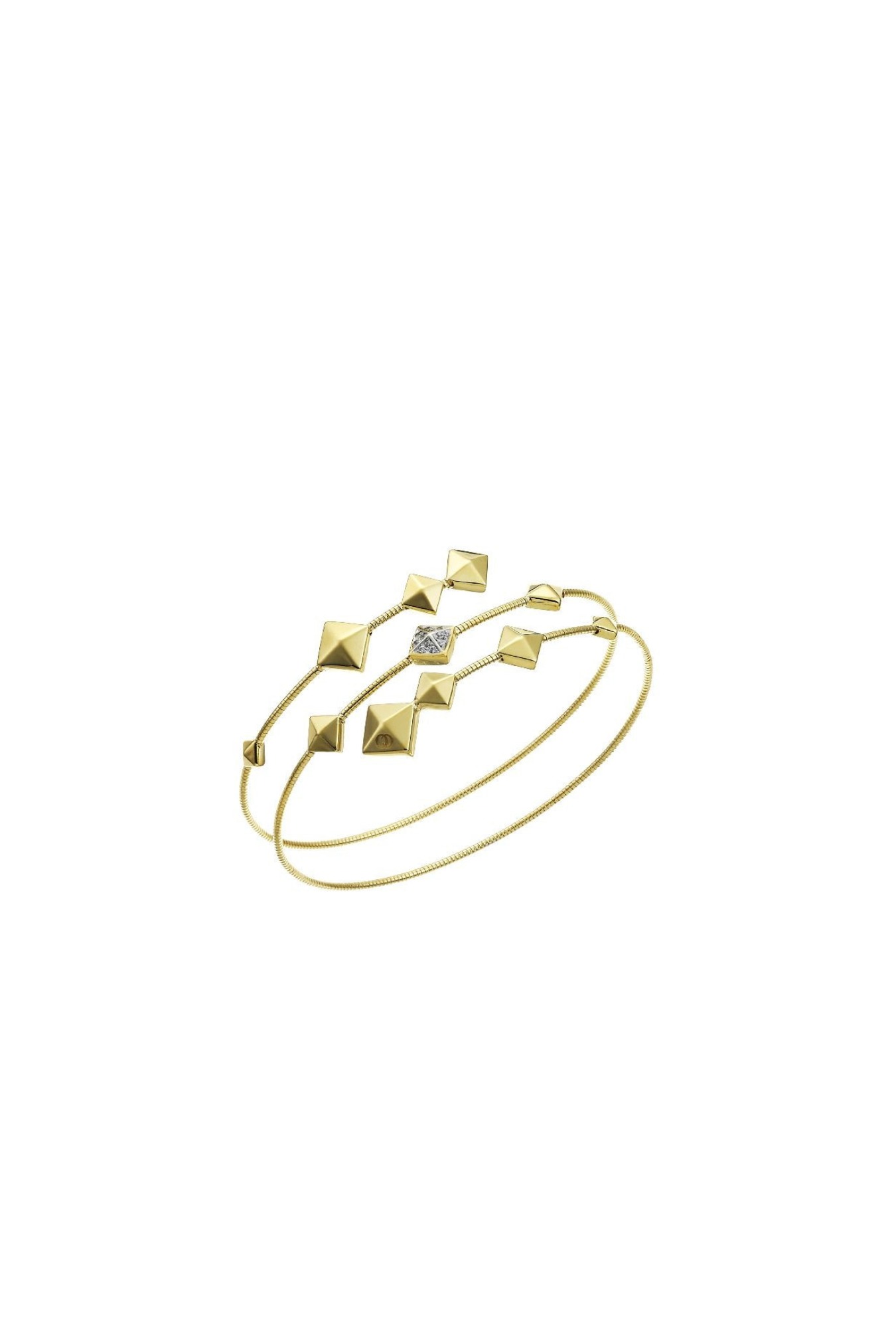 Bracelet Armillas Or jaune 750 millièmes Diamants Chimento